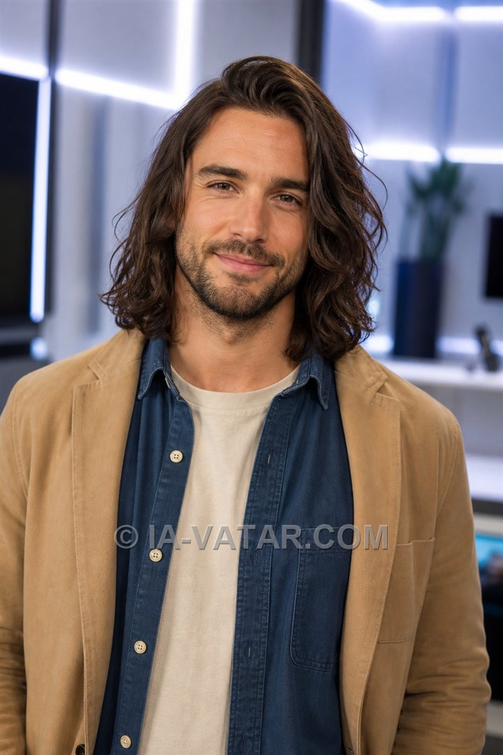 Elias, homme aux cheveux longs
